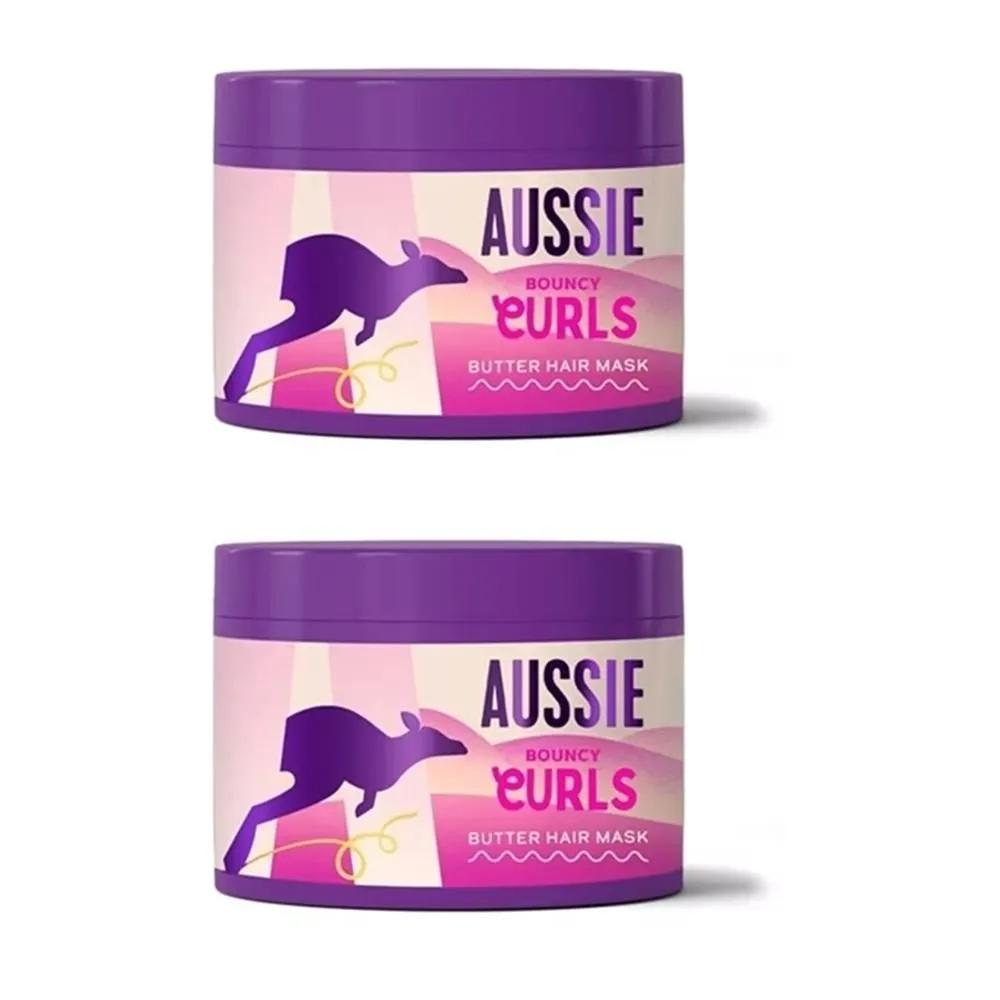 Aussie Bouncy Curls Butter Hair Mask 450ml *2