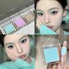 Monochrome Eyeshdaow Palette Matte Glitter Green Blue Eyeshadow Pigments Waterproof Mashed Potato Matte Purple Eye Shadow Makeup