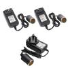 1pc Universal Black 220V To 12V 50hz Portable Car Cigarette Lighter Socket Adapter Converter Parts 3syles US/EU/UK
