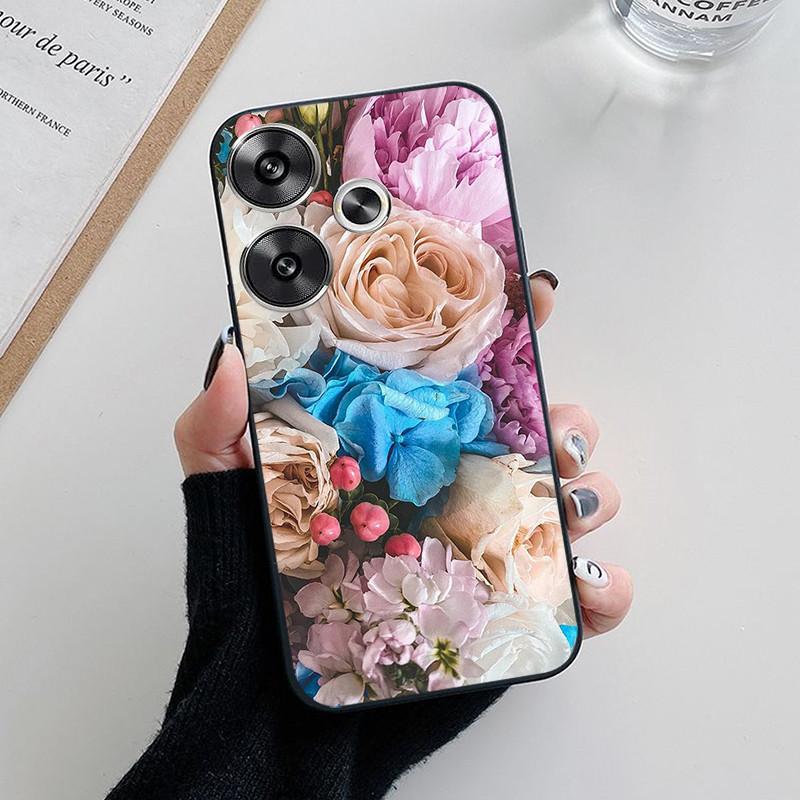 For Coque Poco M6 4G Case Soft Silicone Back Cases for Xiaomi Poco M6 4G Phone Cover PocoM6 POCO M 6 Full Protection Etui Funda