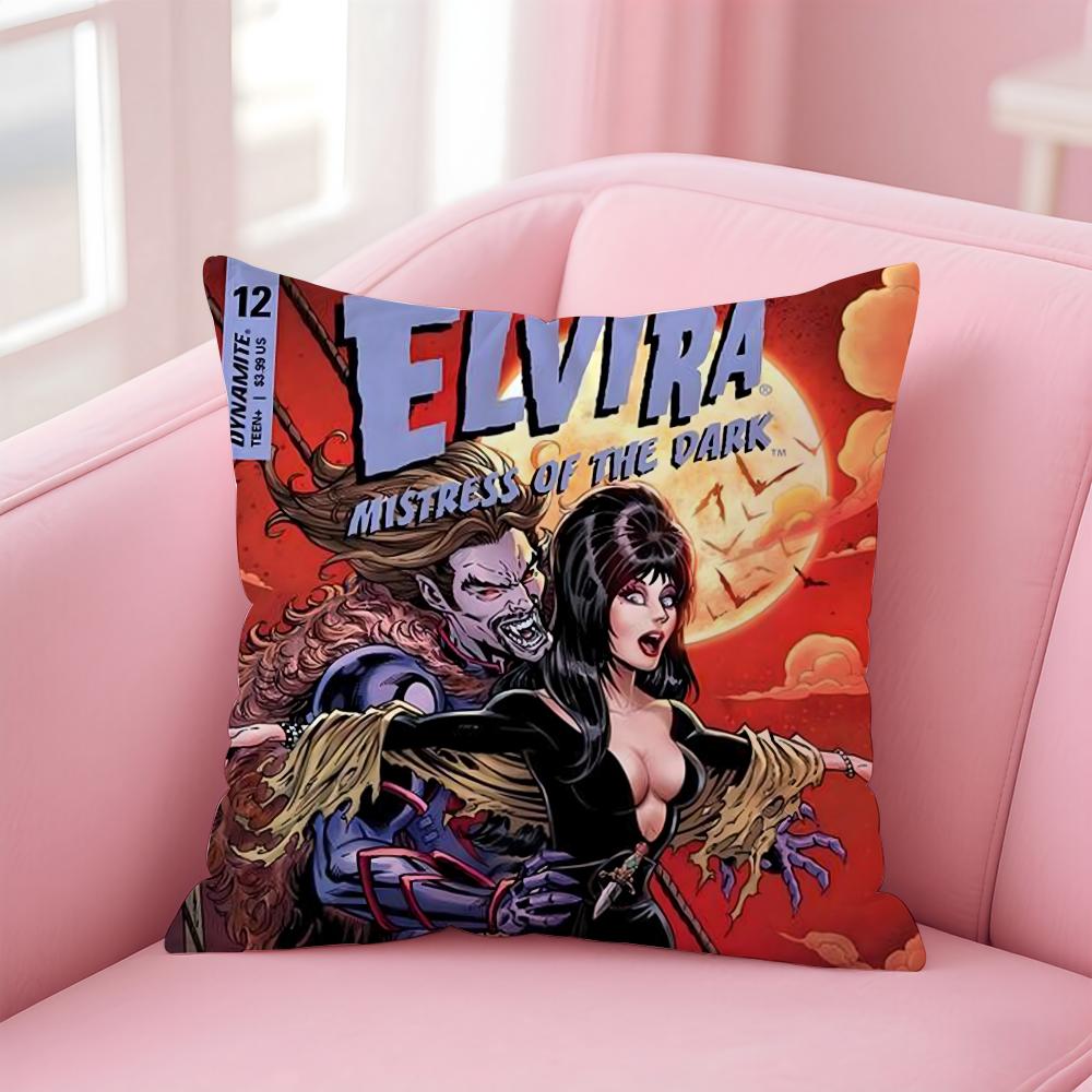 E-ElviraS Mistress Dark Cushion Cover Comfortable Reversible Pillow Cover Ideal for Car Sofa Bedroom & Beyond