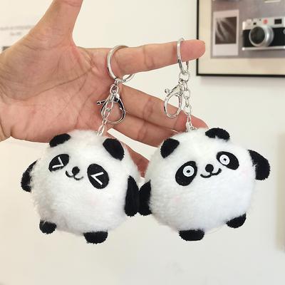 Cute Cartoon Panda Plush Toy Small Mini Doll Pendant Doll Key Chain Bag Ornament