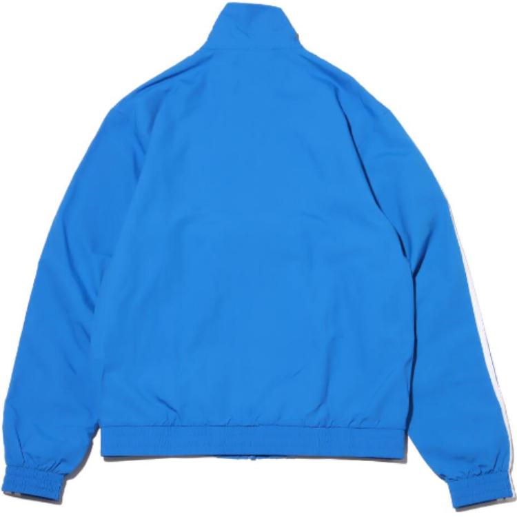 Adidas Originals Striped Stand Collar Zip-Up Long-Sleeve Jacket Men Jacket Blue IT2496