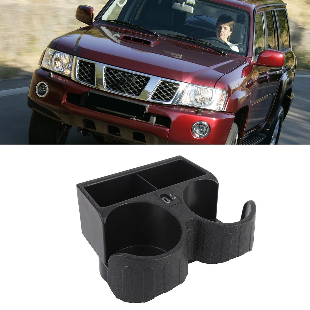 Car Cup Holder with Type C Connector Easy Access Stable Holding FYE727069 Replacement for Y61 1997 To 2023