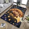 Autumnal Hedgehog Family Office Rug Chair Mat, Entryway Carpet, Suitable for Front Door, Bedroom, Living Room, Desk, Holiday Gift