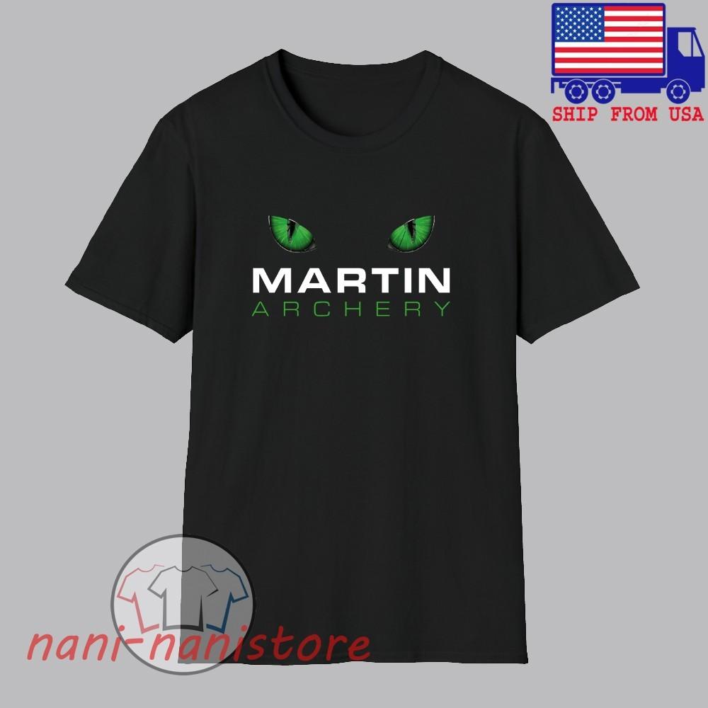 Martin Archery Men#039;s Black Size S5XL Unisex T-Shirt M