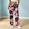 Women's Color Drawstring Elastic Waist Pants with Pockets for Casual and Work Wear