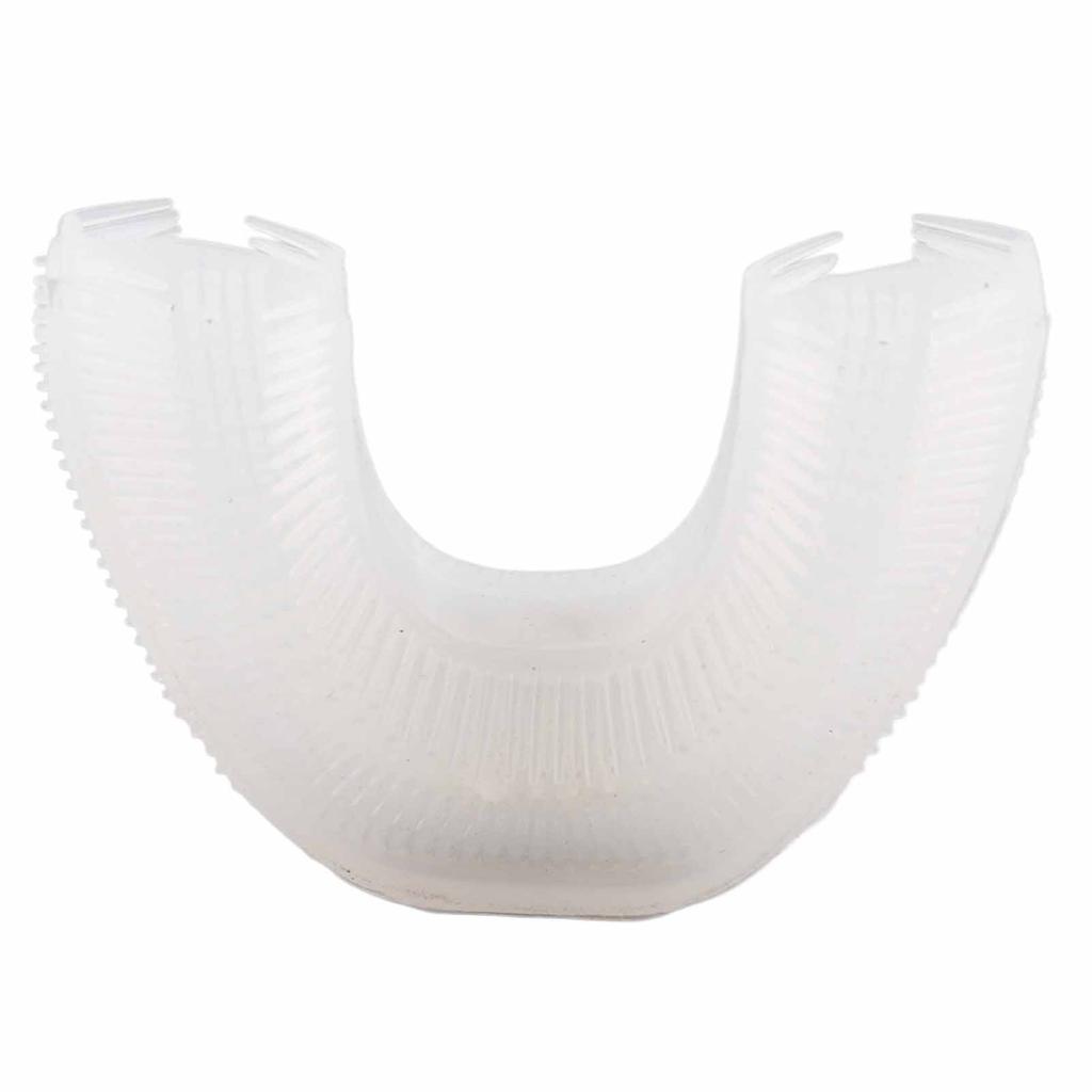 Wymienna główka szczoteczki w kształcie litery U Silikonowa automatyczna główka szczoteczki elektronicznej