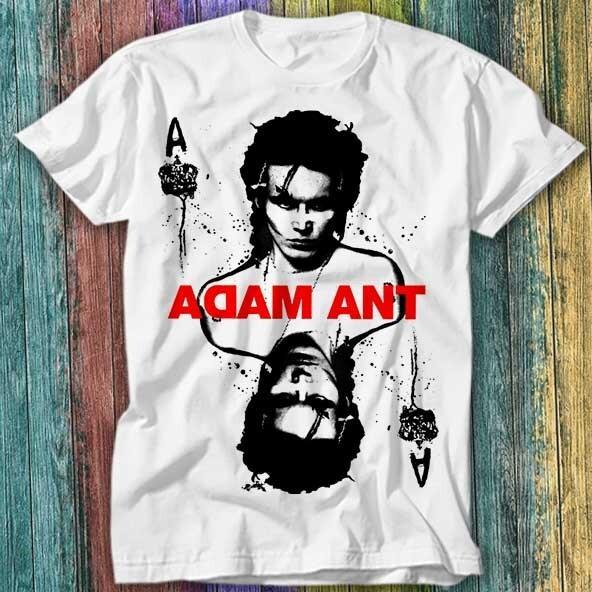 

Ace of Ants Adam Ant Playing Card Joker T Shirt Top Tee 415 Unisex T-Shirt XXL