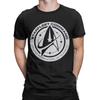 Stars Treks Discovery United Federation T Shirt for Men Cotton T-Shirts Round Collar Tee Shirt Short Sleeve Clothing Graphic