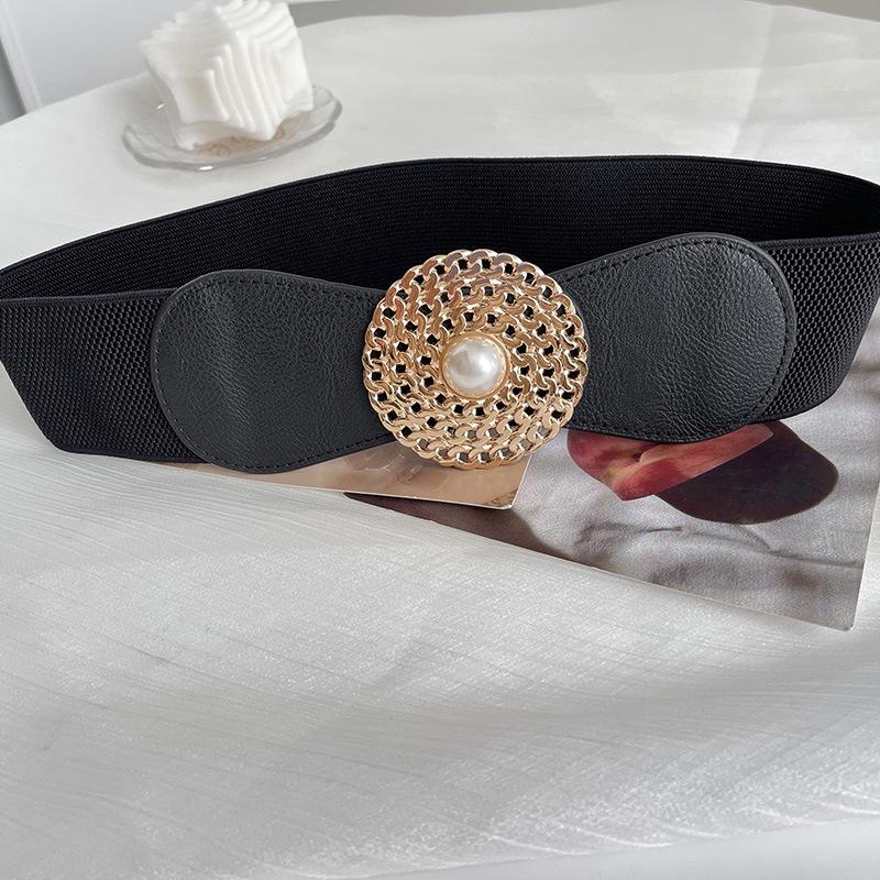 

And Trendy Chic Womens Waist Wrap Belt With Elastic Design For Fashion Everyday чорний