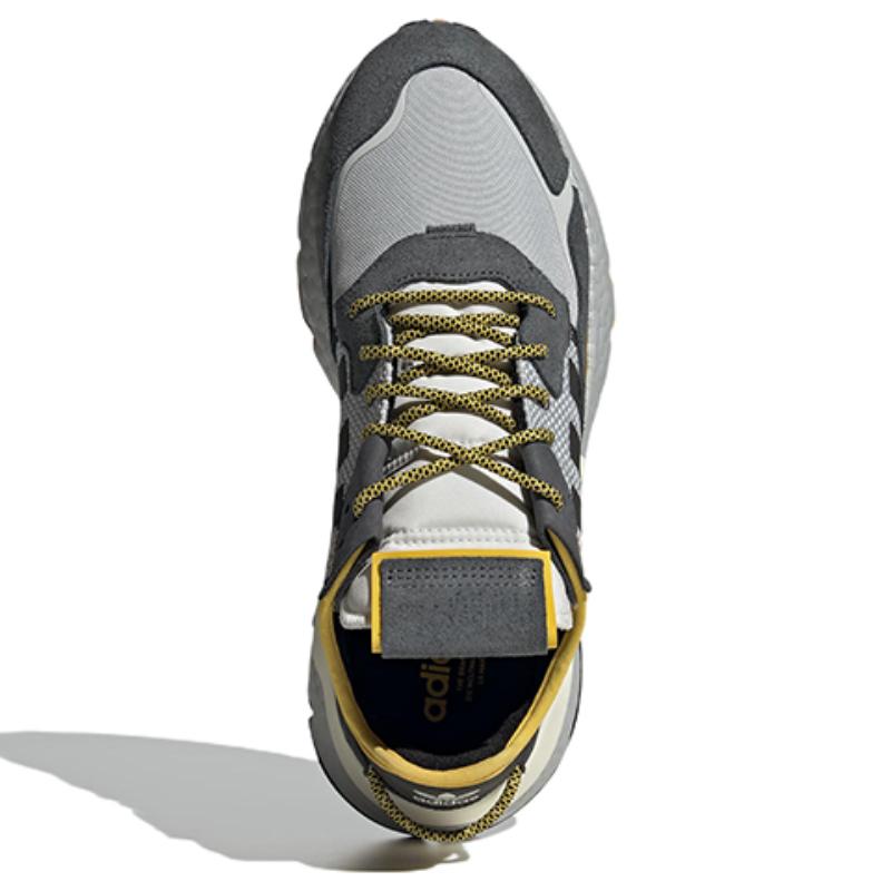 Adidas Originals Nite Jogger 'Cream Grey Black Yellow' Sneakers GY0019