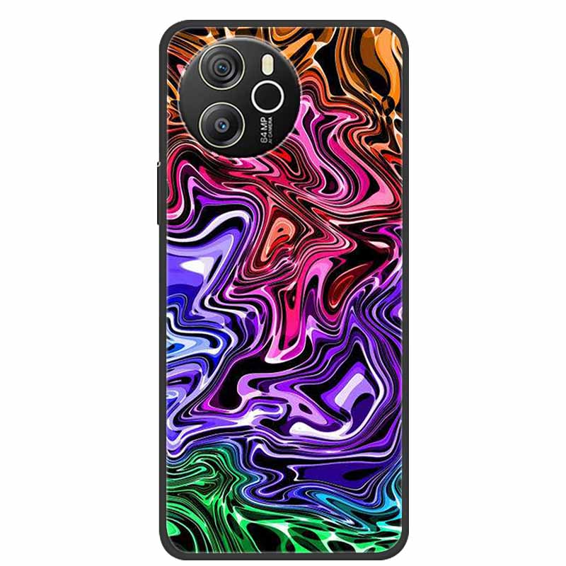 Case For Blackview Shark 8 TPU Soft Silicone Back Cover For Blackview Shark8 Phone Cases Marble Painted Colorful Bumper New Capa