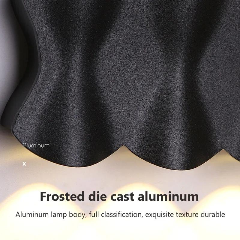 Modern LED Wall Lamp Garden Waterproof Decoration Wall Light For Porch Balcony House Street Lighting Outdoor Interior Fixtures