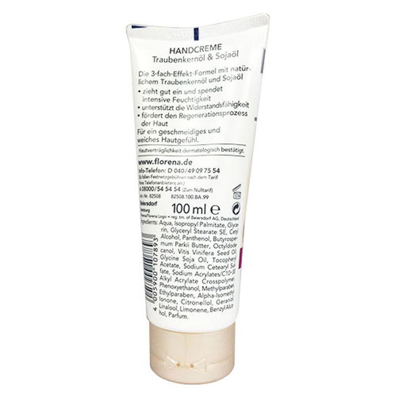 Florena Grapeseed & Soybean Oil Hand Cream 100ml