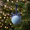 Velvet Christmas Tree Balls 15Pcs Flocking Ball Hanging Ornaments with Bow Decor, Retro Flocked Luxury Holiday Baubles Bubbles for Home Decoration,
