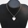 Trendy Simple Lace Small Love Necklace Women'S Light Luxury Design Heart-Shaped Pendant Collarbone Chain