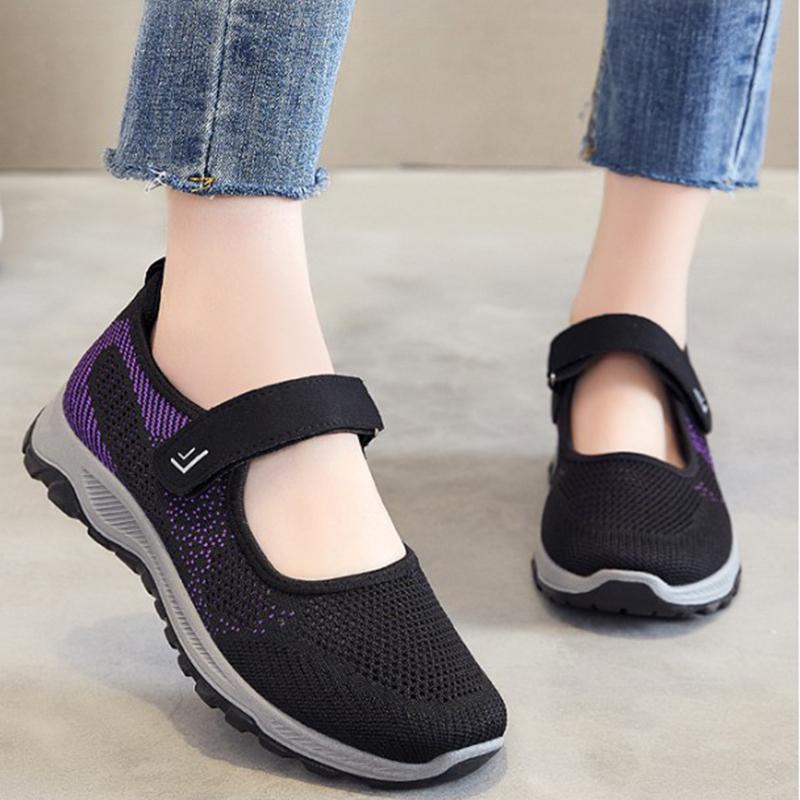 Women Sneakers  Mesh Ladies Flats Soft Platform Shoes Summer Breathable Woman Casual Walking Shoes Outdoor Shoes
