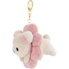 Rilakkuma x Mister Hanging Plush Korilakkuma de H100 x W100 x D100mm San-X "Rilakkuma Donut" Toy, (Pon Strawberry), MV26801,