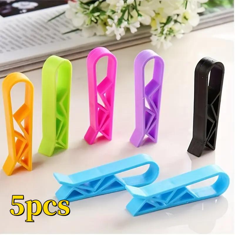 

50-5pcs Garbage Can Fixed Clips Practical Rubbish Bag Anti-Slip Holder Clamp Waste Basket Fixation Clip Snack Bag Sealing Tools