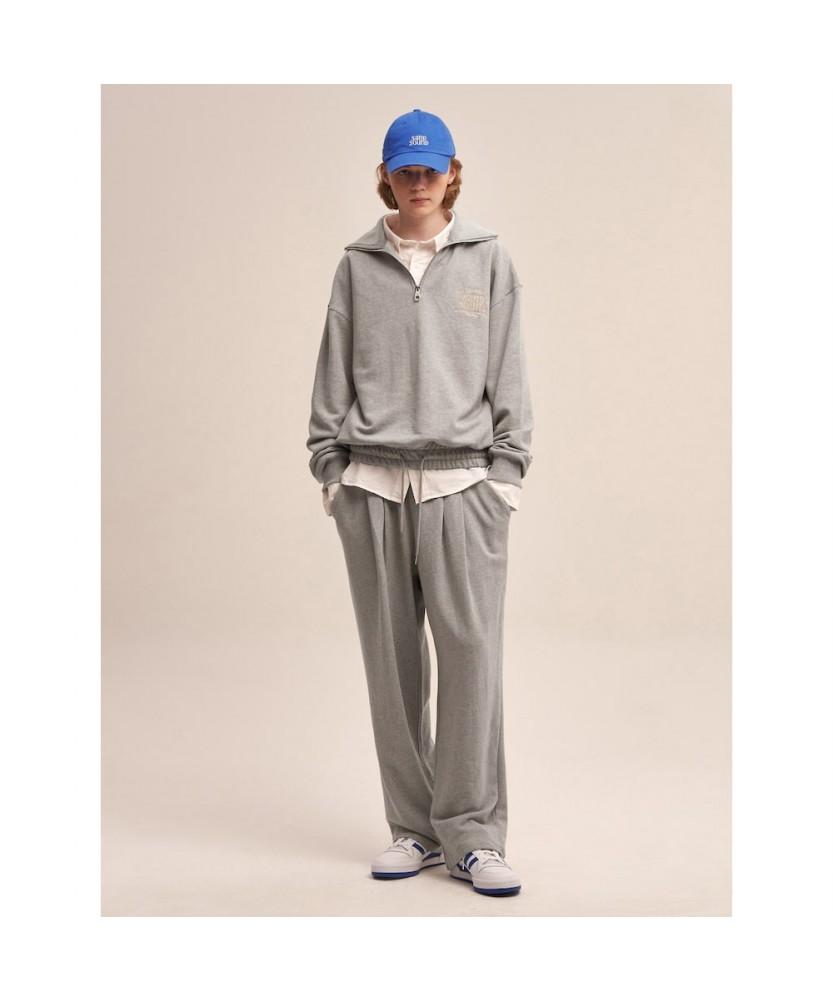 Saendeusaundeu (Unisex) Wide Training Pants Gray