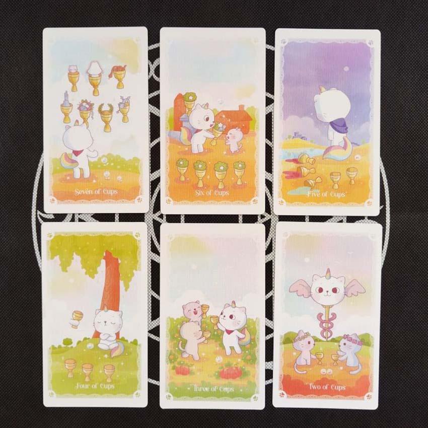 

79 шт. 12x7 карточная игра «Киттикорн Таро»