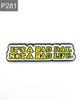 New Enamel Pin Saying Happy Life Metal Pin Gift Birthday 1 Piece