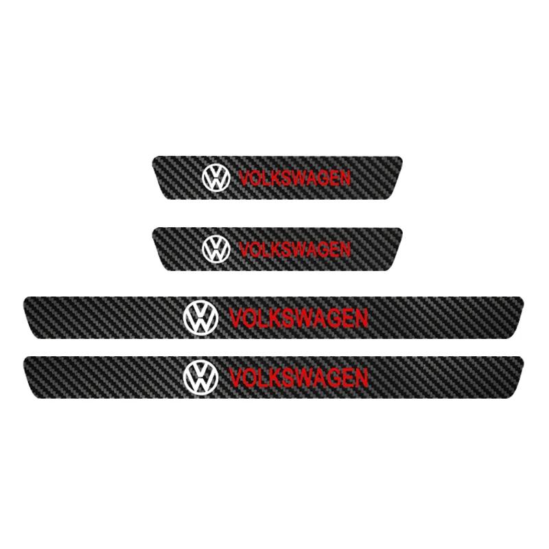 2025 Hot Automotive Threshold Bar with Door Handle Bowl Scratch Protective Sticker For Volkswagen VW GOLF Polo Tiguan JETTA GTI