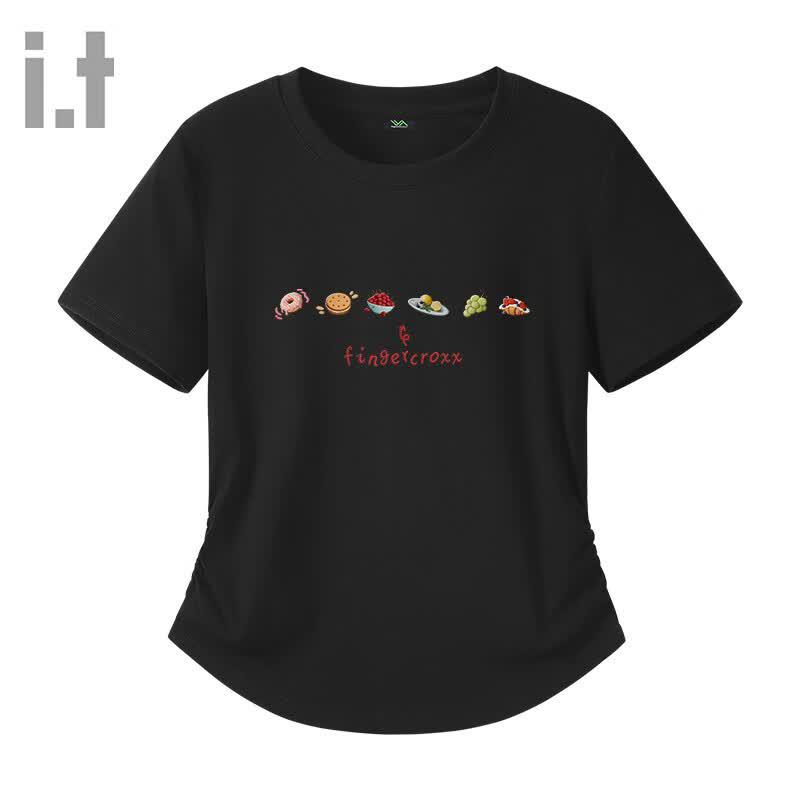 Fingercroxx Women s Slim Fit Graphic T-Shirt L