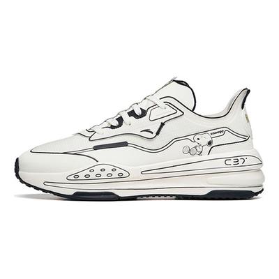 Snoopy X Serie C37 Scarpe da corsa basse ammortizzanti antiscivolo resistenti Uomo sneaker Nero Bianco 912128081-10