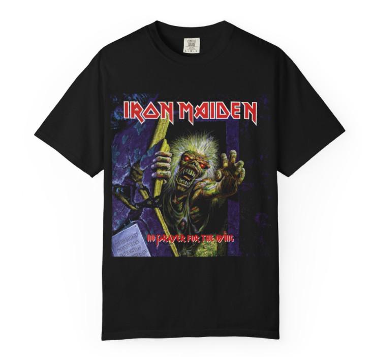 Double Sided Iron Maiden Tee – No Prayer for the Dying Graphic Shirt
