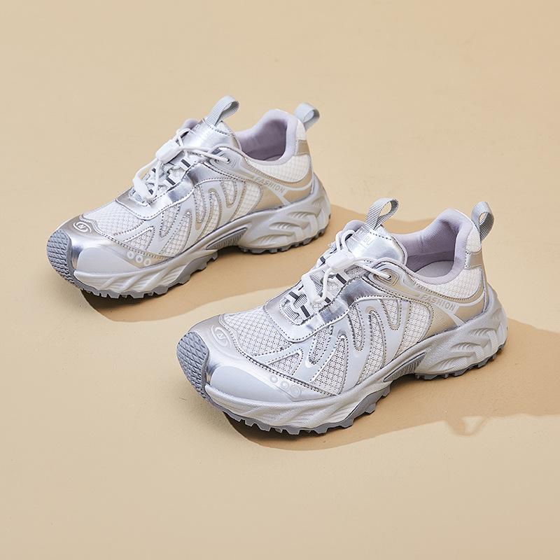 New Dad Shoes for Women Fashionable Thick-soled Sports Single Shoes