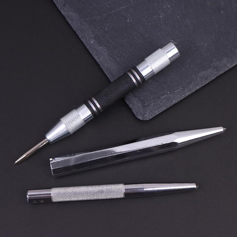 Centre Punch Metal Hardened Cr-V Steel Spot Dot Center For Metal Positioning Drill Hole Bit Drill Locator Hole Punch Hand Tools