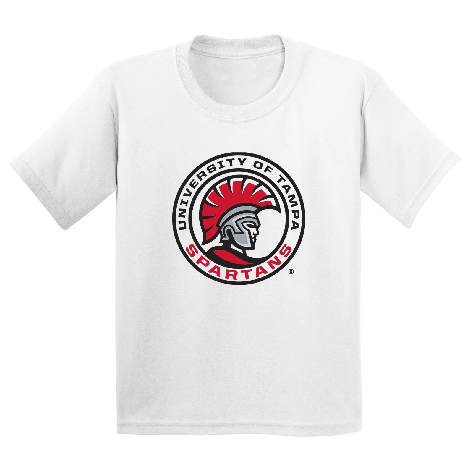 Tampa Spartans Primary Logo Youth T Shirt - White M