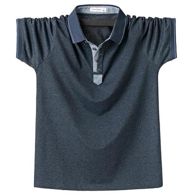 Polo d'été à manches courtes pour hommes, Plus Business, couleur unie, tissu confortable, qualité