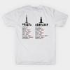 Heren Zwart Print T-shirt Schraeder Vs Presta No-Cut Transferpapier Print Katoenen T-shirt