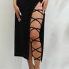 Punk Arm Wrap Elastic Crossed Straps Sexy-Leg Wraps Festival Garter Belt For Dancing Body Harness