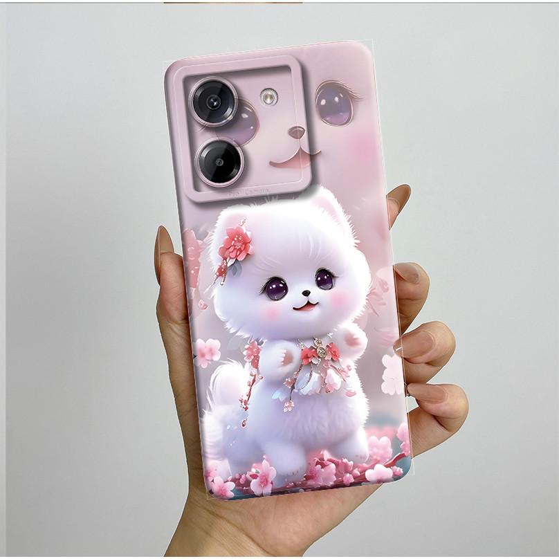 Voor Xiaomi Poco M7 Pro 5G Hoesje Esthetische Vlinder Bloemen Siliconen Zacht Schokbestendig Coque Cover Voor XiaomiPocoM7Pro Fundas Bumper