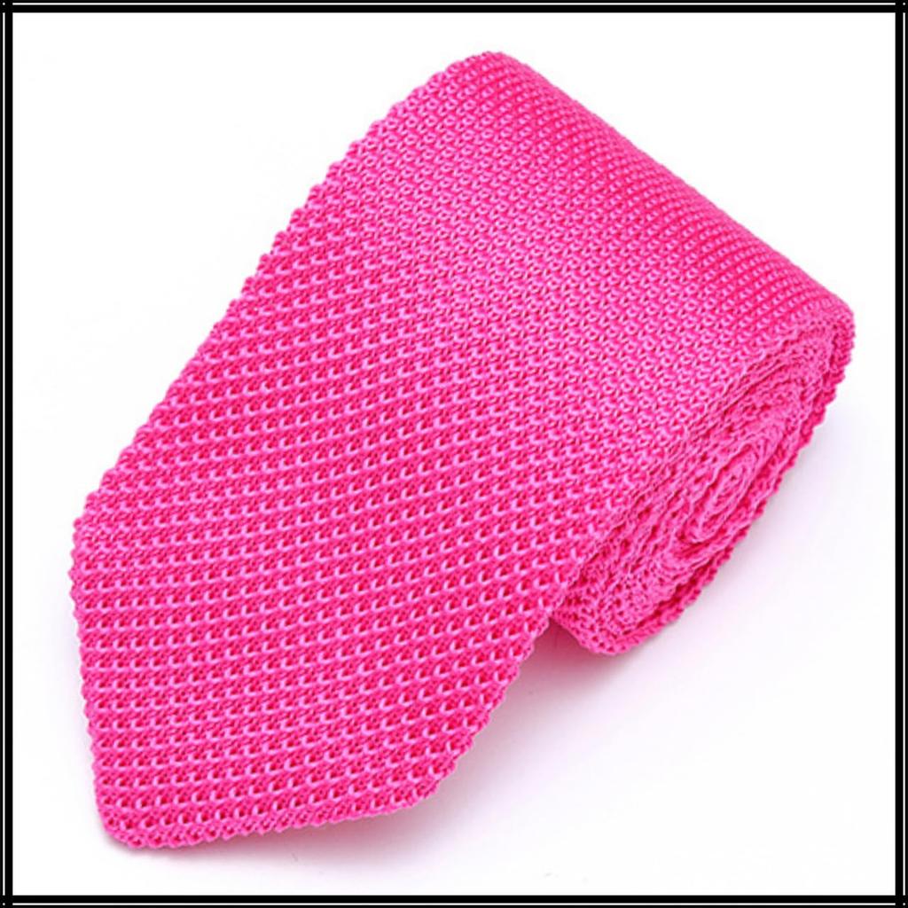 [White Fang] Plain Polyester Tie, Accessory, Suit, Stylish, Casual, Men's NC049 (Navy)