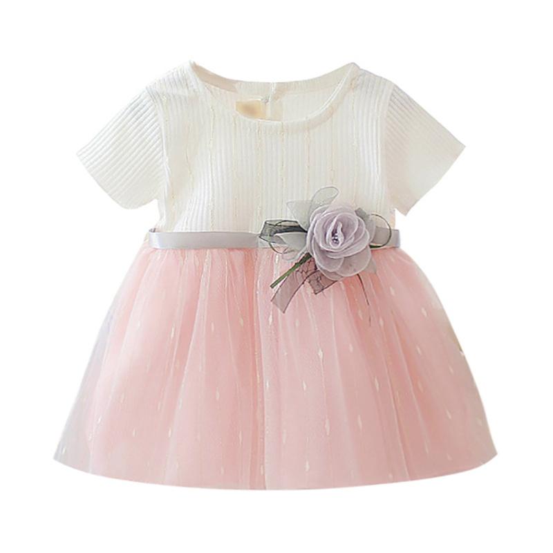 Girl's Dress Summer Fashion for Kids Trendy Princess Skirt Cute 0-4 Years Old