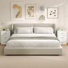 Nightstand With 3 Drawers Bedside Dresser For Bedroom Mdf White
