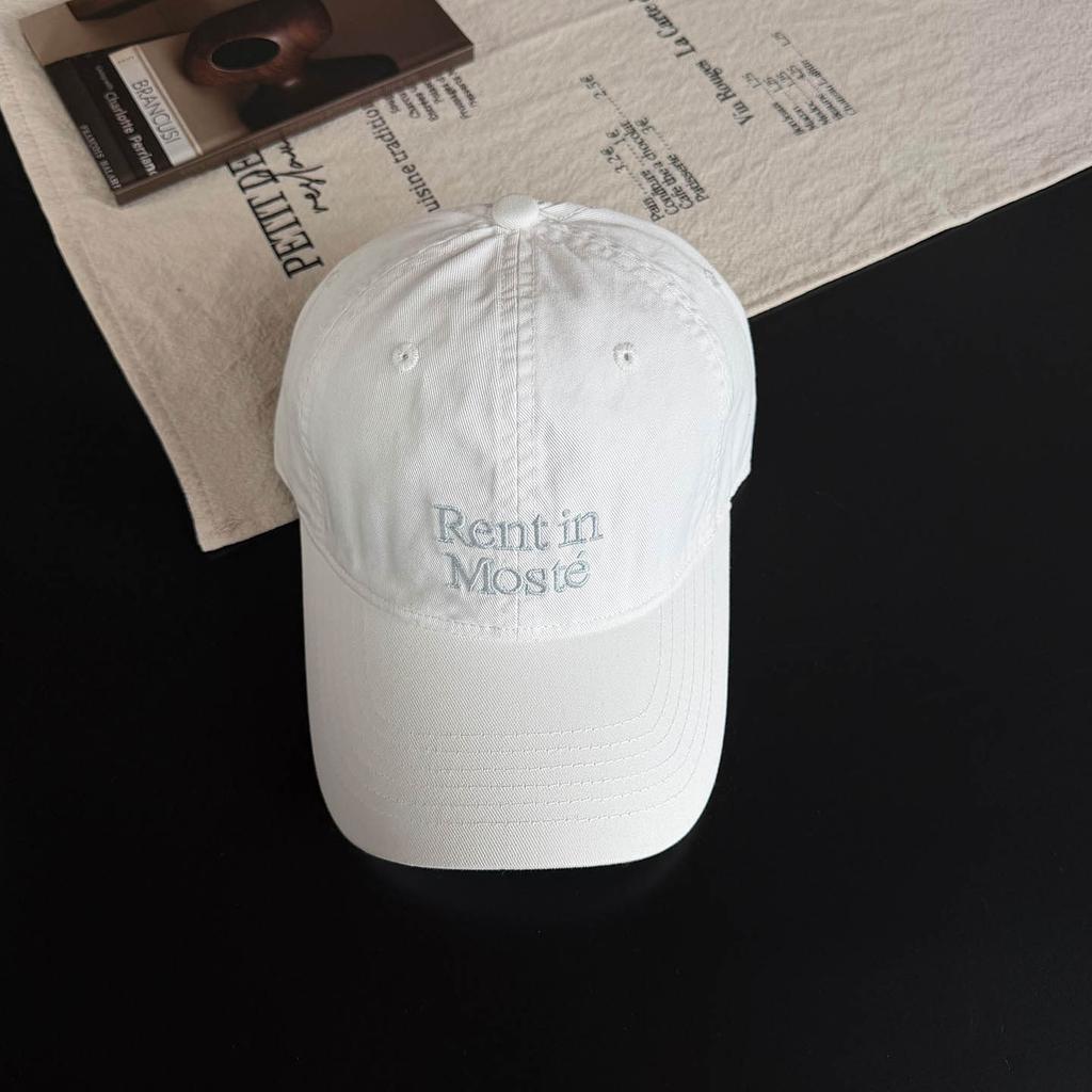 Fashion Hat Zunsu Sea Foam Purple~ American Retro Rent Embroidery Baseball Cap Children's Shade Face Small Cap Men's Korea