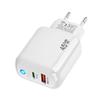 Dual-Port PD45W GaN Fast Charger with International Compatibility and LED Indicator