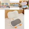 Adorable Summer Ice Silk Plush Goose Pillow Soft Support Cushion For Kids And Office