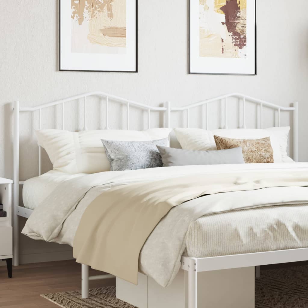 Replacement Headboard Metal White 200 Cm