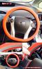 AWESOME ASH-003 Silicone Steering Wheel Cover (15 Colors) Multicolor Silicone Series, Black