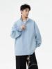 2025 Men's Trendy Color Block Patchwork Jacket - Retro Loose Fit with Lapel for Spring/Autumn