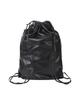 Nick&Nicole Nicole Leather String Backpack_Black