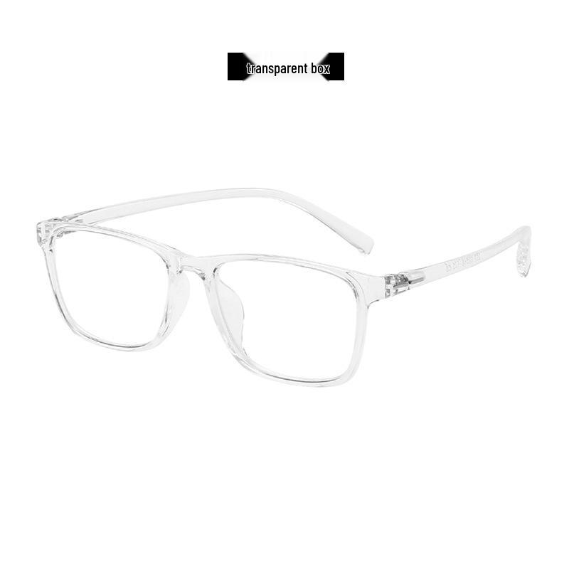 Ultra-Light TR90 Square Eyeglass Frames - Women's Prescription or Men's Blue Light Blocking Option