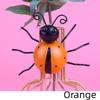 Nieuw 5-1 Stuks Mini Metalen Lieveheersbeestje Hek Hanger Muurhanger Ornament Beeldje Buiten Terras Tuin Beeldje Beeldhouwwerk Huisdecoratie